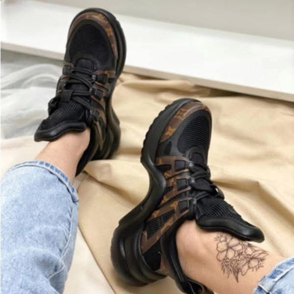 Louis Vuitton Black and Brown Sneakers LV Archlight Sneaker - Picture 3 of 10